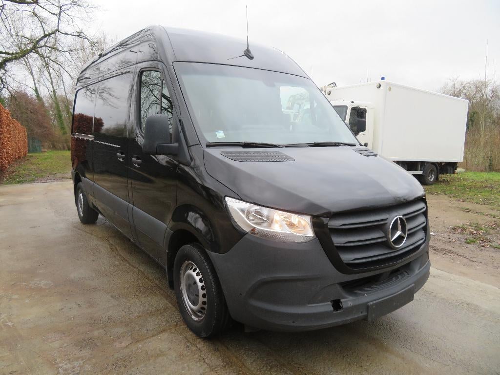 Mercedes-Benz Sprinter 314CDi 9G-TRONIC - A2H2 - 2019 - €6c, Auto's, Automaat, 207 g/km, 4 cilinders, Zwart