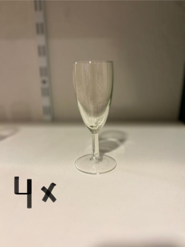 Cava glazen, Ophalen, Gebruikt