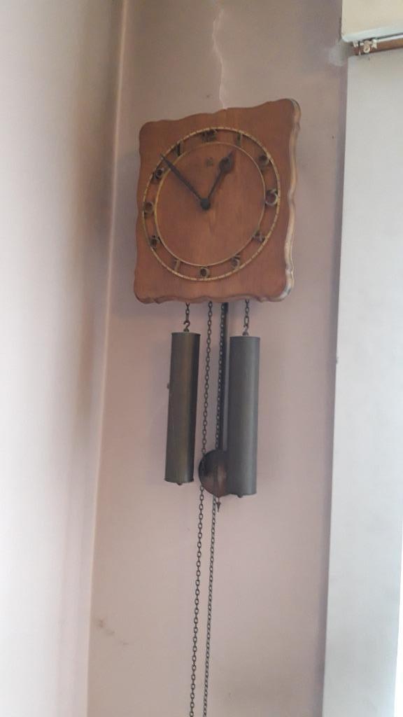 Wandklok met slinger, Antiek en Kunst, Antiek | Klokken, Ophalen