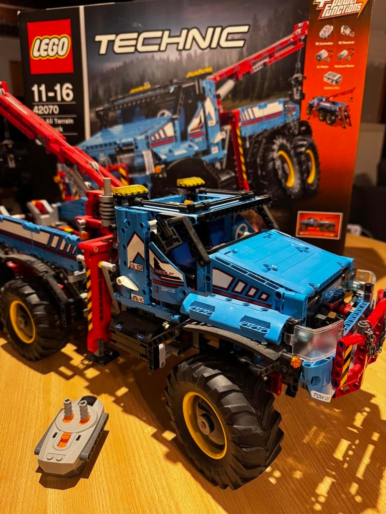 Lego technic 42070, Ophalen, Zo goed als nieuw, Complete set, Lego