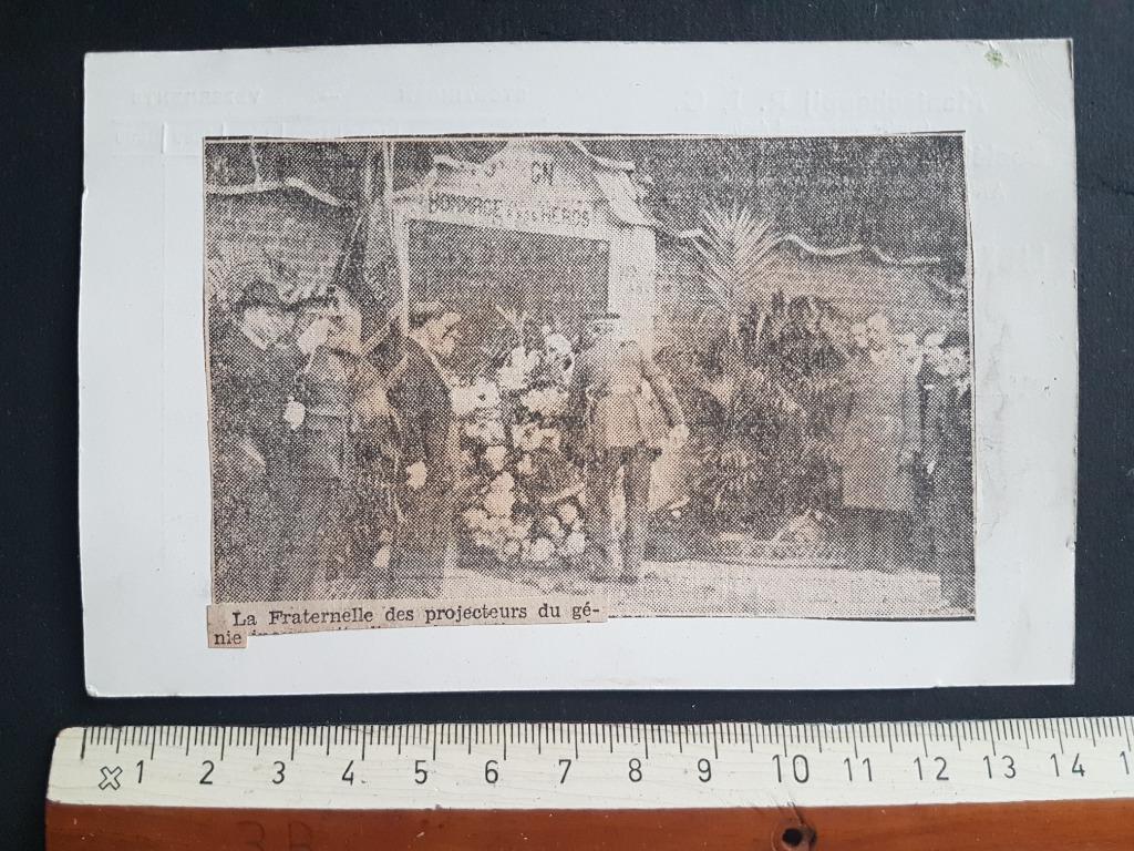 Coupure : Hommage Heros guerre Memorial Où ?, Collections, Objets militaires | Général, Envoi, Armée de terre, Photo ou Poster