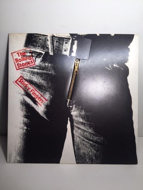 LP - The Rolling Stones - Sticky Fingers met Rits ( Vinyl ), Cd's en Dvd's, Vinyl | Rock, Ophalen of Verzenden, Zo goed als nieuw