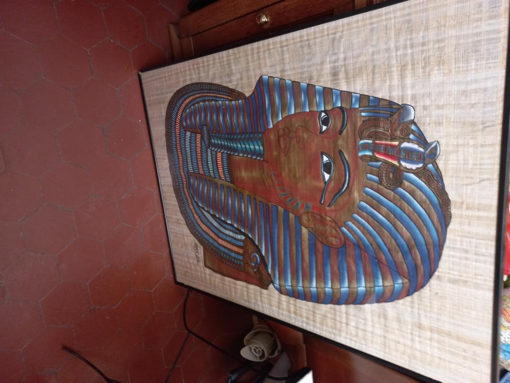 farao op papyrus in groot formaat, Ophalen