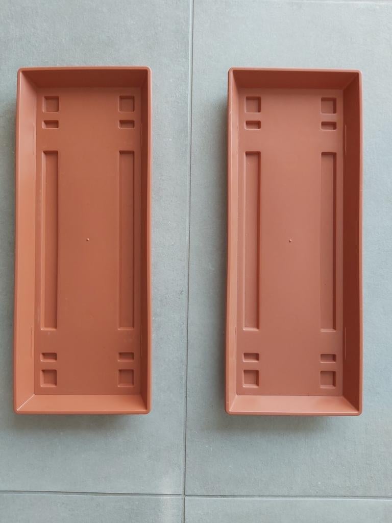 2 soucoupes jardinière Geli, Jardin & Terrasse, Pots de fleurs, Neuf, Enlèvement ou Envoi, Synthétique, Intérieur