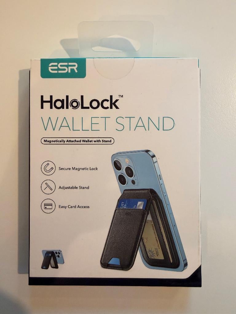 ESR HaloLock Wallet Stand - Magnetische Kaarthouder iPhone, Handtassen en Accessoires, Portemonnees, Ophalen of Verzenden, Nieuw