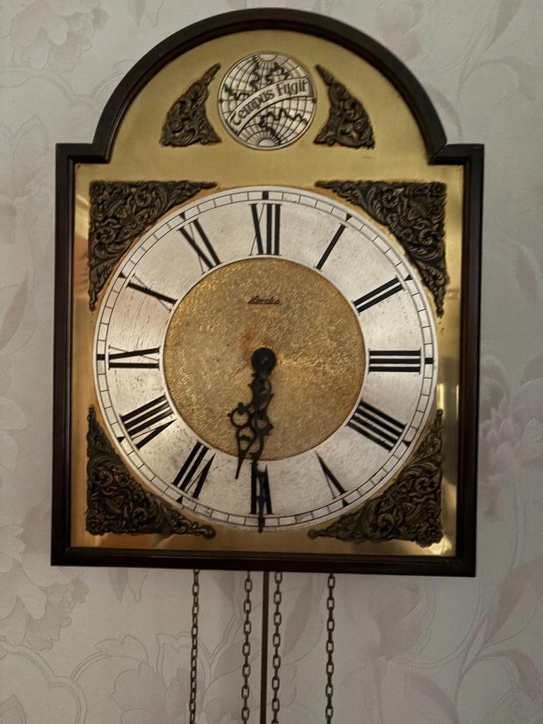 Vintage wandklok, Ophalen, Gebruikt, Analoog, Wandklok