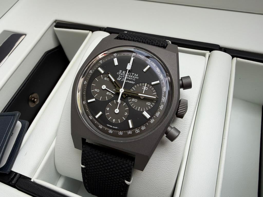 Nieuw Zenith El Primero Chronomaster Revival Shadow Watch, Enlèvement ou Envoi, Neuf