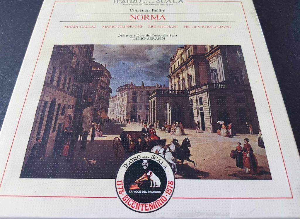 BELLINI - Norma BOX 3 x CASSETTES / EMI - 295-00944/46 1978, Gebruikt, 2 t/m 25 bandjes, Klassiek, Ophalen of Verzenden