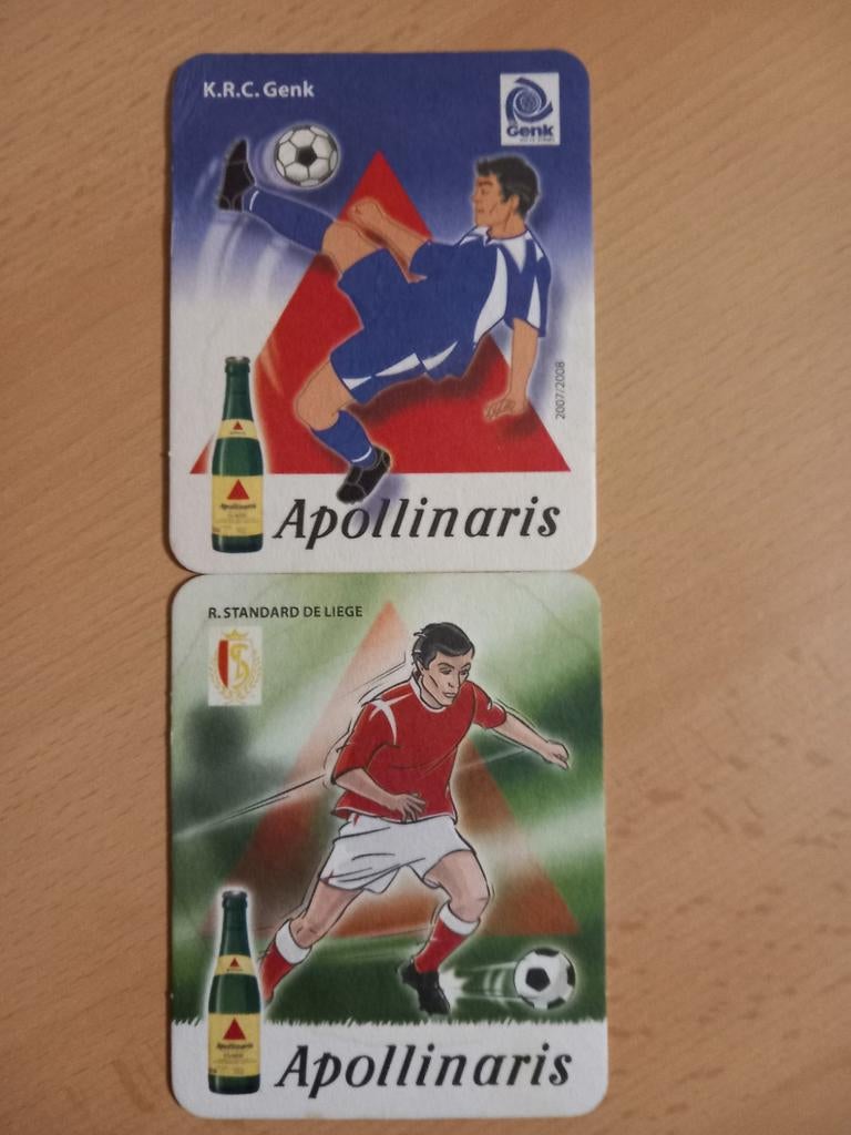 Sous-bocks Apollinaire, football (283), Collections, Enlèvement ou Envoi, Comme neuf