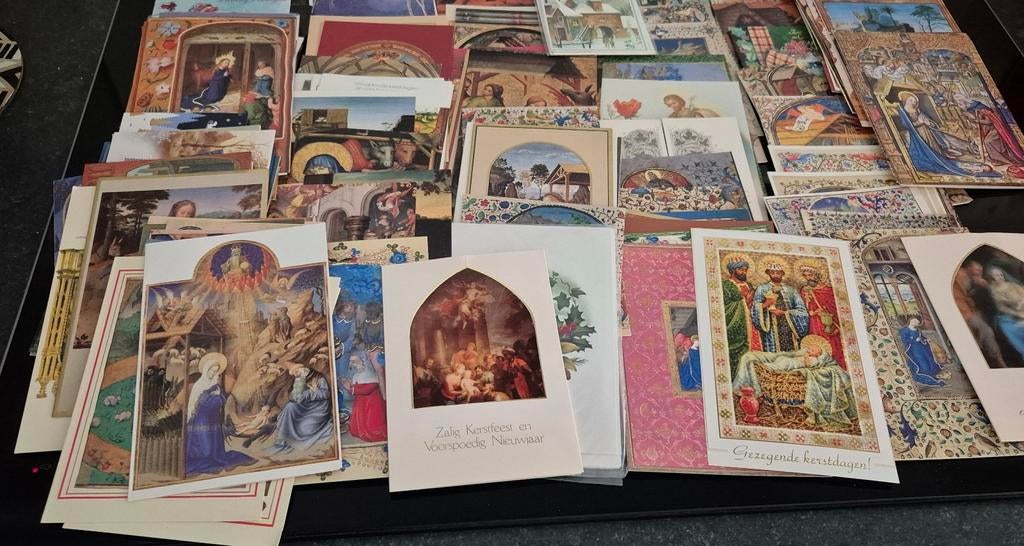 Lot de 130 cartes de Noël non utilisées, Enlèvement, Non affranchie