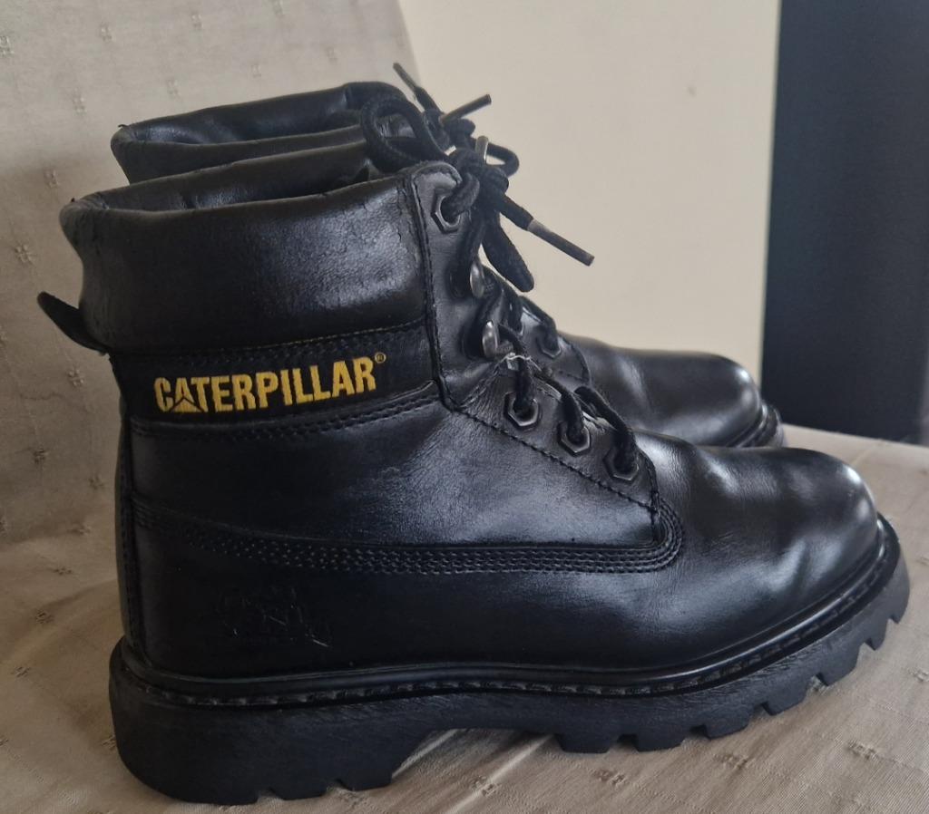 Chaussures👍CATERPILLAR👍Unisex-100%Cuir👍t: 37👍, Chaussures de marche, Comme neuf, Enlèvement, Noir