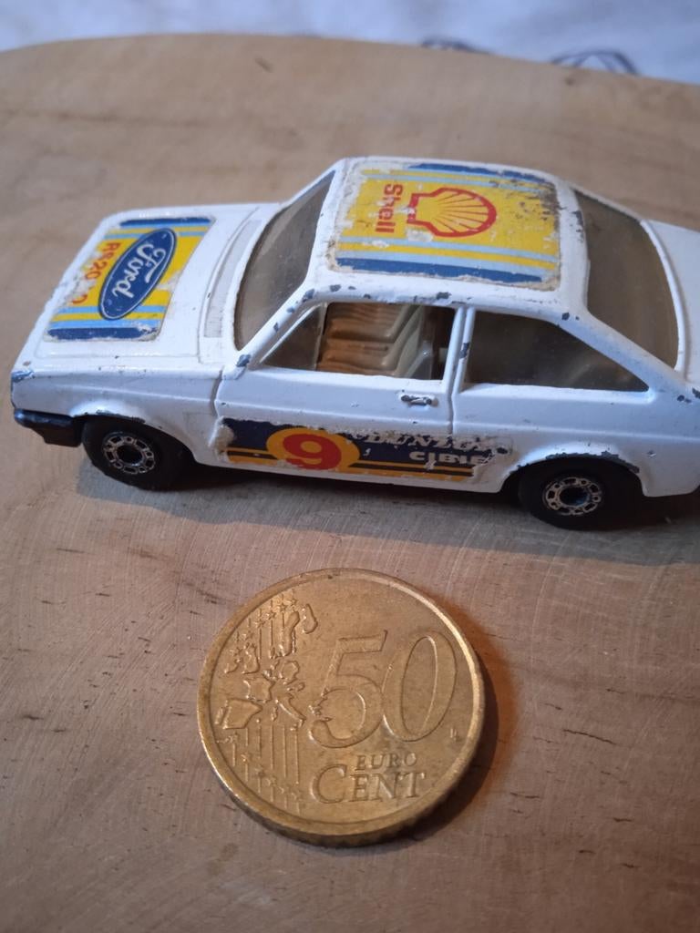 Boîte d'allumettes ultrarapide Ford Escort 2000 RS 1978 n 9, Enlèvement ou Envoi, Utilisé