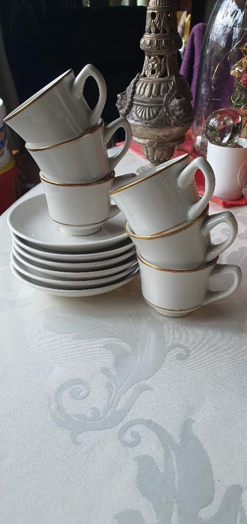 Expresso tasjes met ondertas 6 stuks, Ophalen of Verzenden, Nieuw