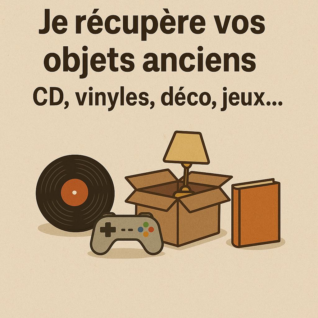 Récupère vinyles, CD, jeux vidéo, déco, livres, CD & DVD, Enlèvement ou Envoi