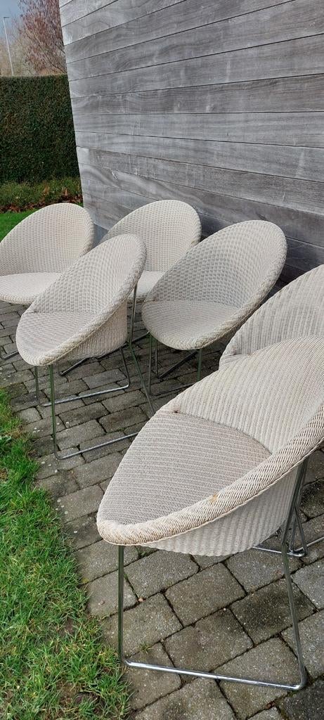 8 stoelen Vincent Sheppard, Ophalen, Gebruikt, Wit, Vijf, Zes of meer stoelen