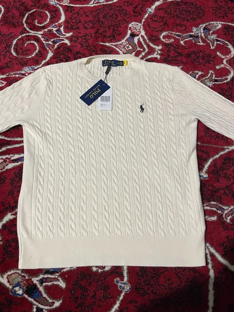 Polo Ralph Lauren sweater maat M 10p% nieuw met lebal, Kleding | Heren, Truien en Vesten, Nieuw, Maat 48/50 (M), Beige, Ophalen of Verzenden