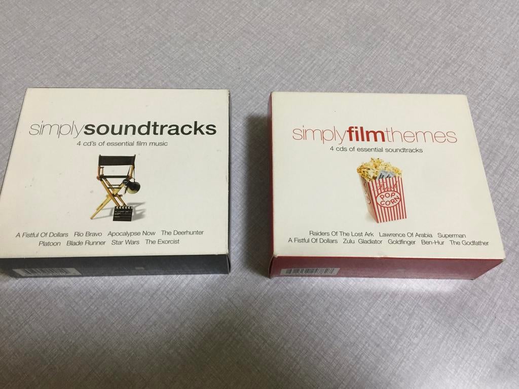 2 cd boxen van filmmuziek  ( 4 cd’s per box) 5 euro per box, Ophalen of Verzenden, Zo goed als nieuw