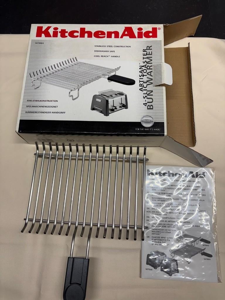 KitchenAid Artisan 4 slice toaster bun warmer 5KTBW4, Ophalen of Verzenden, Nieuw