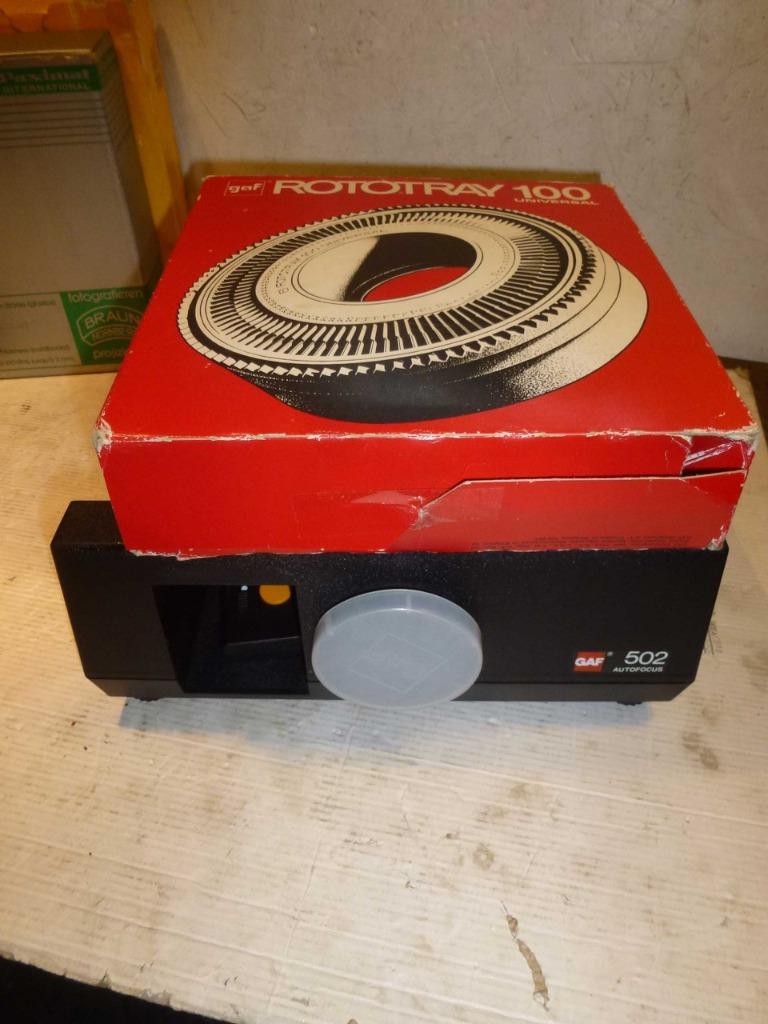 Projecteur pour dias ROTOMATIC  502  View Master (n1), TV, Hi-fi & Vidéo, Projecteurs dias, Enlèvement ou Envoi, Reconditionné