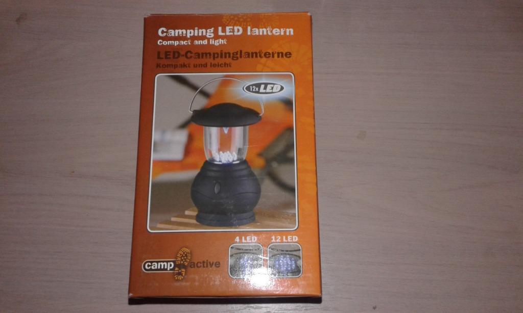 Compacte en lichte campinglamp met 12 LED's, Ophalen of Verzenden, Nieuw
