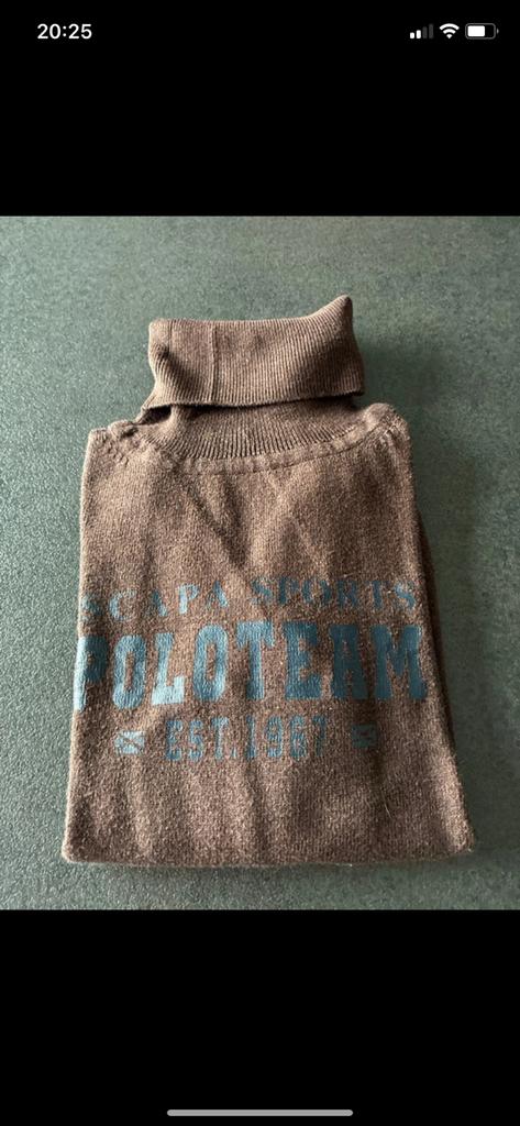 Pull à col roulé Scapa, Enlèvement ou Envoi, Utilisé, Garçon, Pull ou Veste