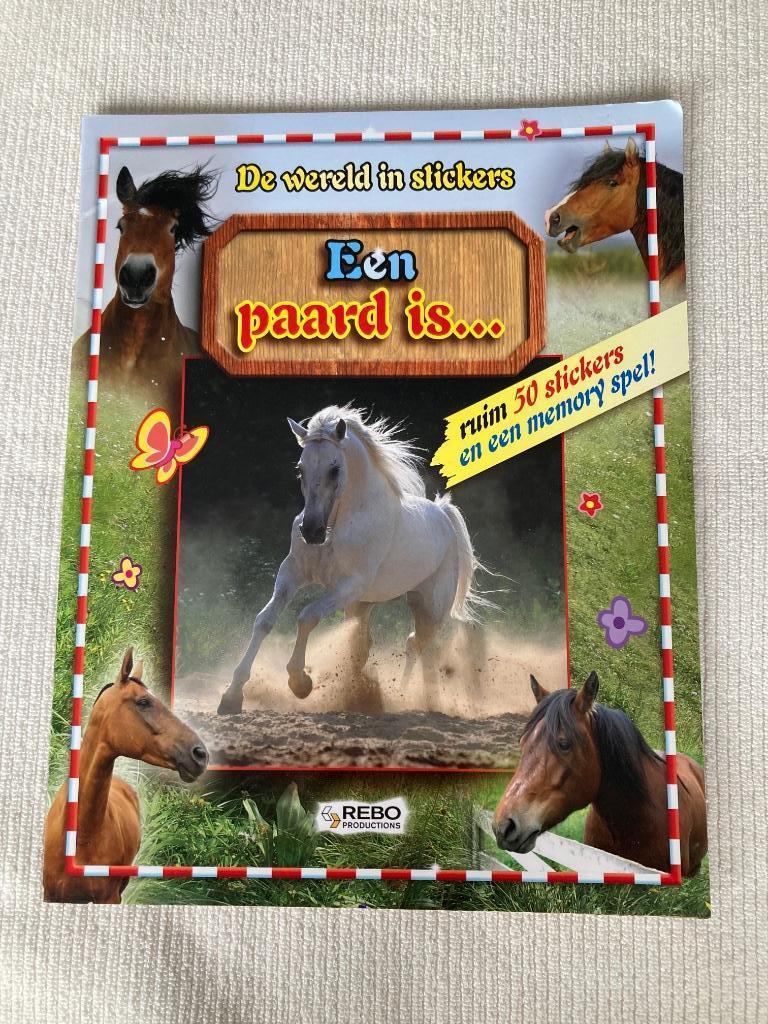 De wereld in stickers Een paard is 50 stickers Strip, Ophalen of Verzenden, Zo goed als nieuw, Stickers en Plaatjes