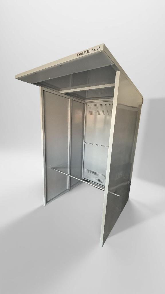 Automaatbehuizing Cabine Chalet, Ophalen