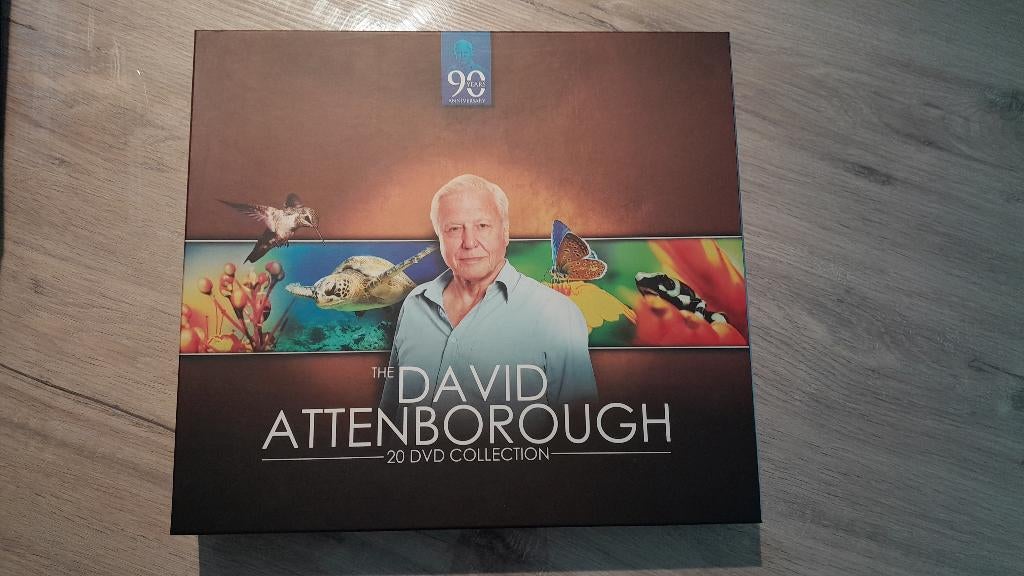 David Attenborough 90 years anniversary - 20 DVD collection, Cd's en Dvd's, Dvd's | Documentaire en Educatief, Zo goed als nieuw