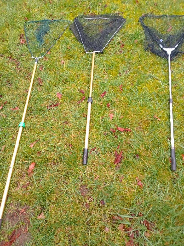 schepnet voor sportvisser, Ophalen