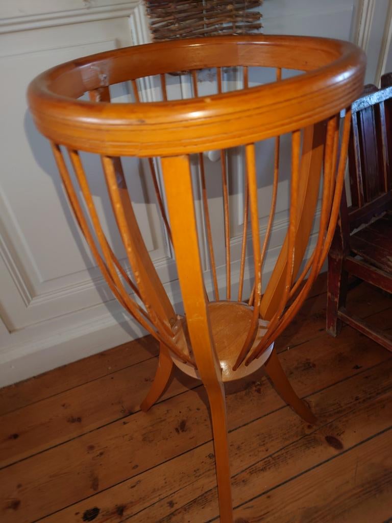 Houten handwerkmand voor breien of haken, Hobby en Vrije tijd, Ophalen, Breien