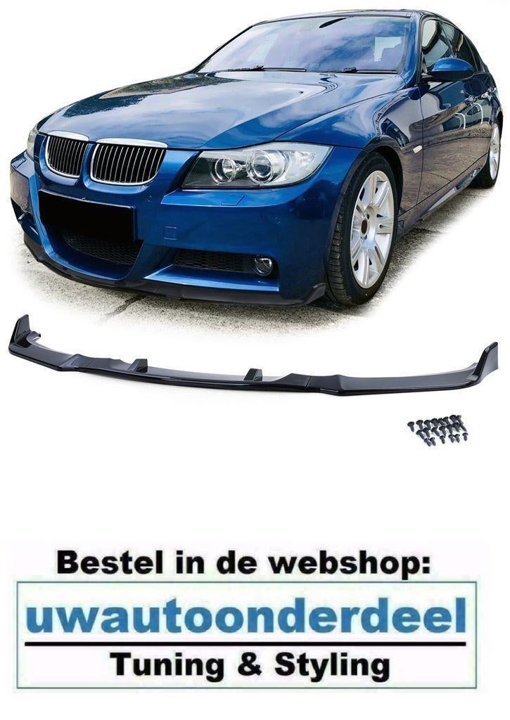 Spoiler Voorspoiler Glans Zwart Voor Bmw 3 Serie E90 E91 M P, Autos : Divers, Tuning & Styling, Envoi