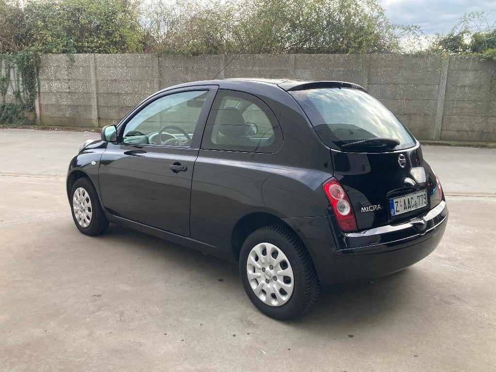 Nissan Micra 1.2 benzine 2010 met 104000km*airco*garantie*, Auto's, Electronic Stability Program (ESP), Stof, Zwart, 48 kW