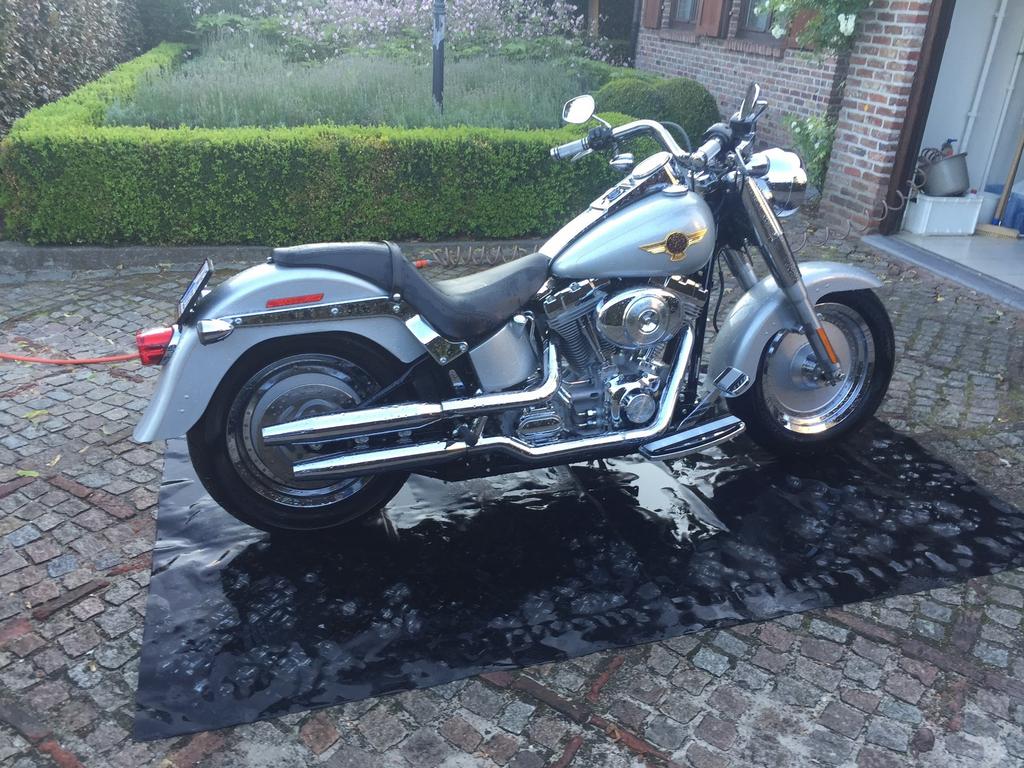Harley Davidson Fatboy 2005 aniversary - 1550 cc - 15.646 km, Motos, Motos | Harley-Davidson, Particulier, plus de 35 kW, 2 cylindres