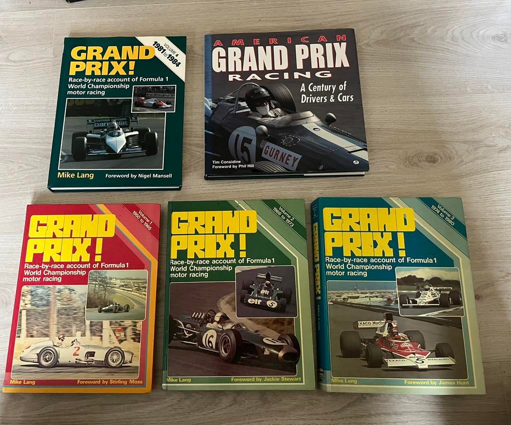 Grand prix formula 1 jaren 50- 90, Ophalen, Zo goed als nieuw