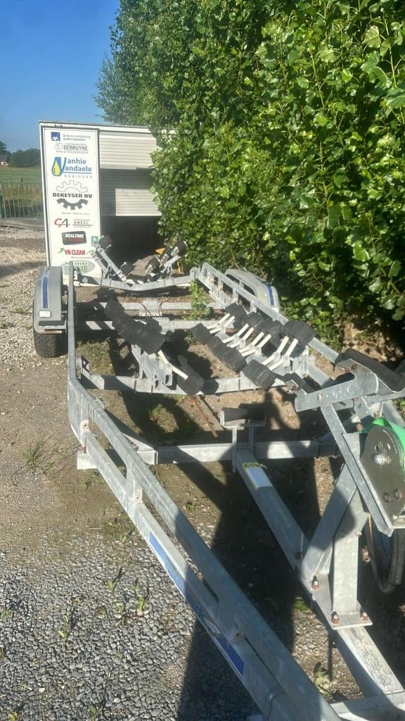 Hallmark boot trailer 3500 kg. Zie omschrijving, Watersport en Boten, Boottrailers, Ophalen, Gebruikt, 6 tot 9 meter, Overige typen