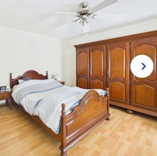 Bed met kleerkast, Huis en Inrichting, Slaapkamer | Complete slaapkamers, Ophalen, Gebruikt, Twijfelaar, Rustiek