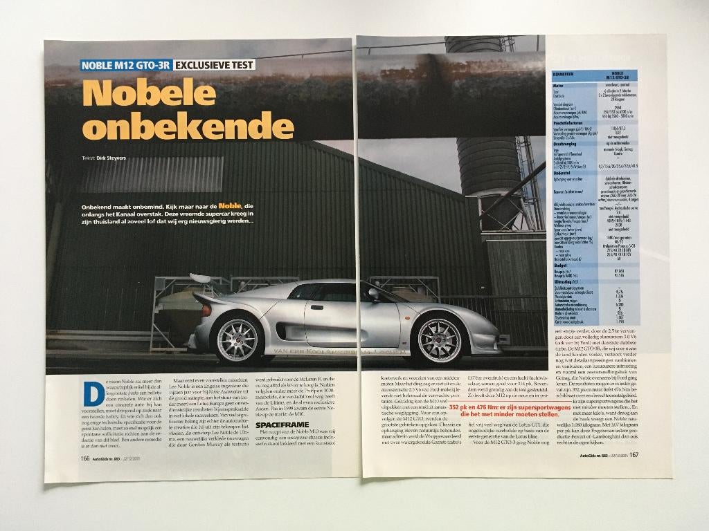 Artikel Noble M12 GTO-3R, Ophalen of Verzenden, Zo goed als nieuw, Overige merken