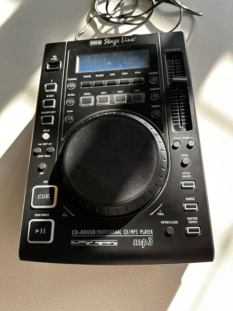 Professionele Stage Line CD-80USB CD/MP3 Player., Audio, Tv en Foto, Cd-spelers, Ophalen of Verzenden, Zo goed als nieuw, Overige merken