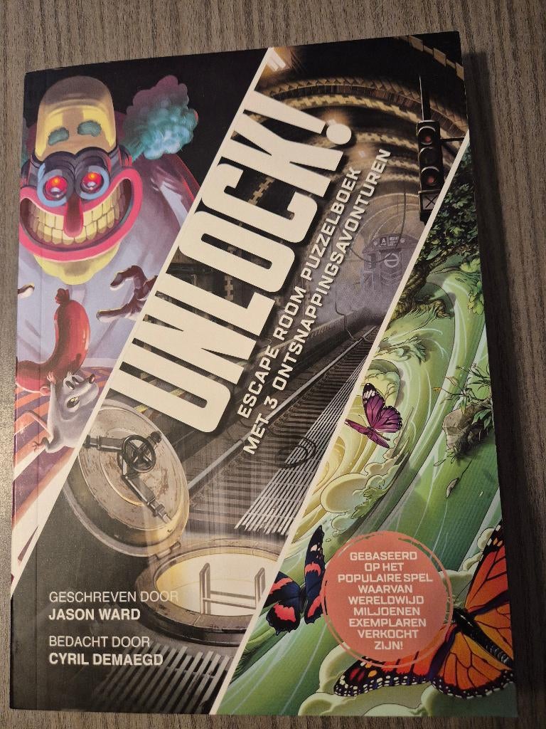 Unlock! Escape rooms puzzelboek, Ophalen of Verzenden, Zo goed als nieuw, Fictie