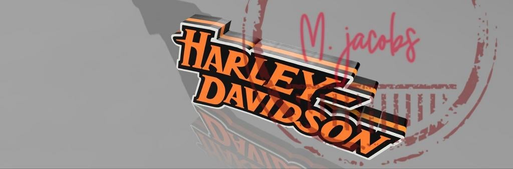 Magnifique panneau publicitaire Harley Davidson avec éclaira, Collections, Enlèvement ou Envoi, Panneau publicitaire