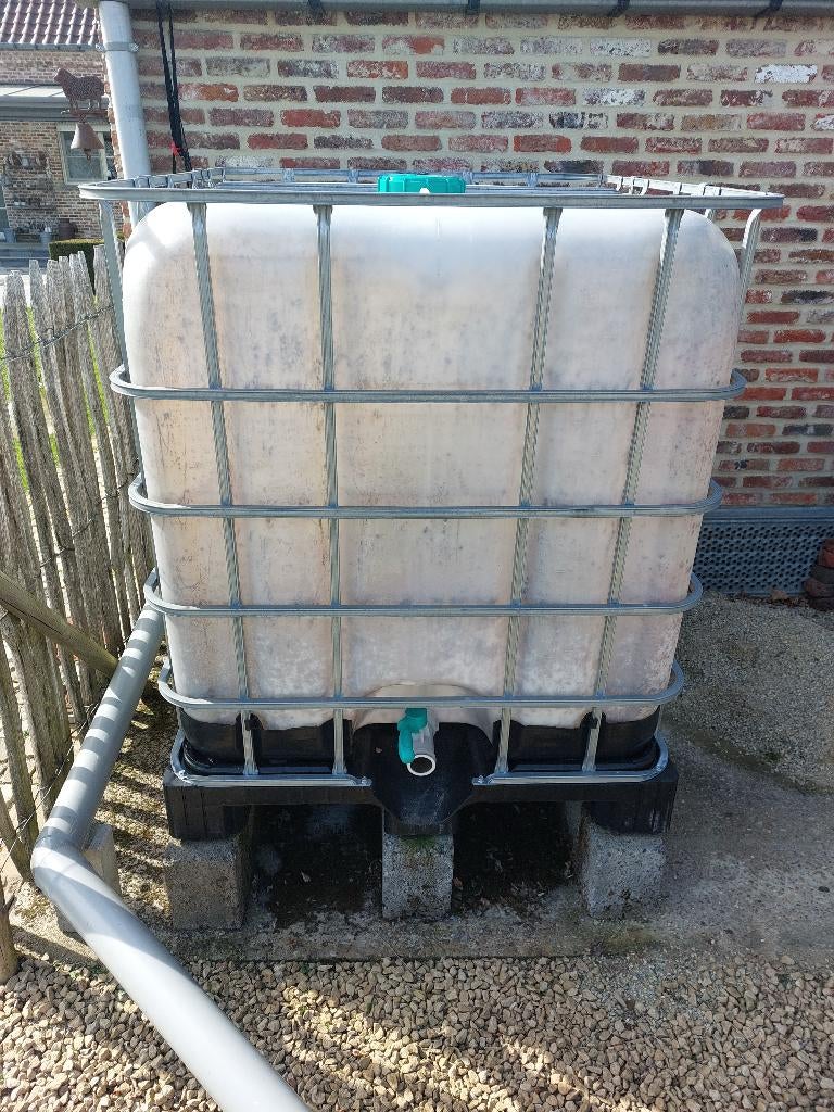 Ibc container, Tuin en Terras, 150 liter of meer, Ophalen, Gebruikt, Kunststof