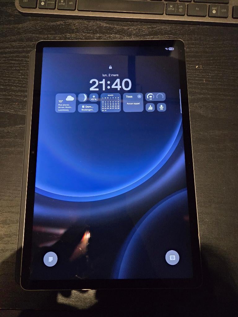 Samsung Galaxy Tab S9 FE + 12,8" - 256 GB, 12 inch, Ophalen of Verzenden, Zo goed als nieuw, Samsung Galaxy Tab