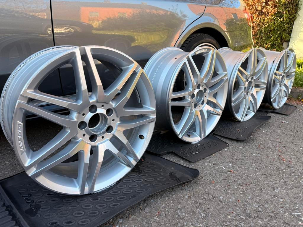 Jantes Mercedes AMG 19 pouces – 48,5J ET44 – Origine, Autos : Pièces & Accessoires, Pneus & Jantes, Enlèvement ou Envoi, Utilisé