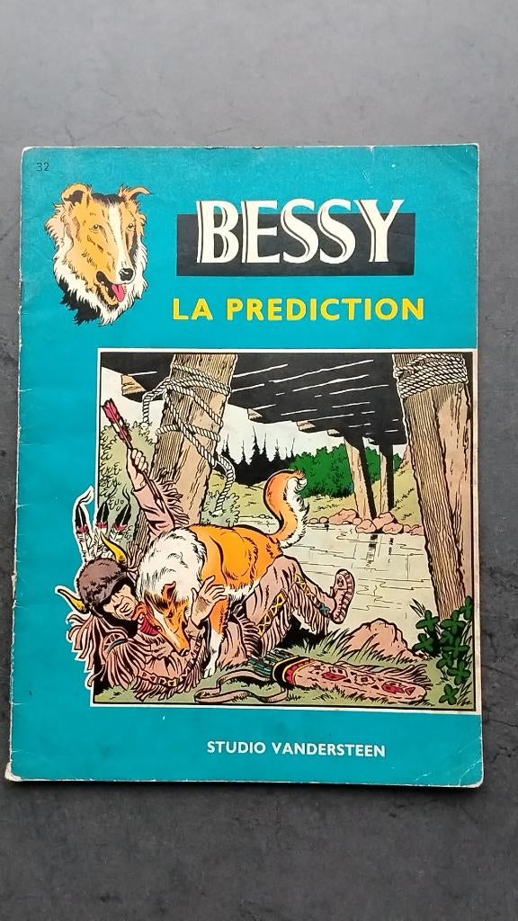 Bessy La prediction uit 1960  Franstalig, Boeken, Stripverhalen, Gelezen, Wirel, Eén stripboek, Ophalen of Verzenden