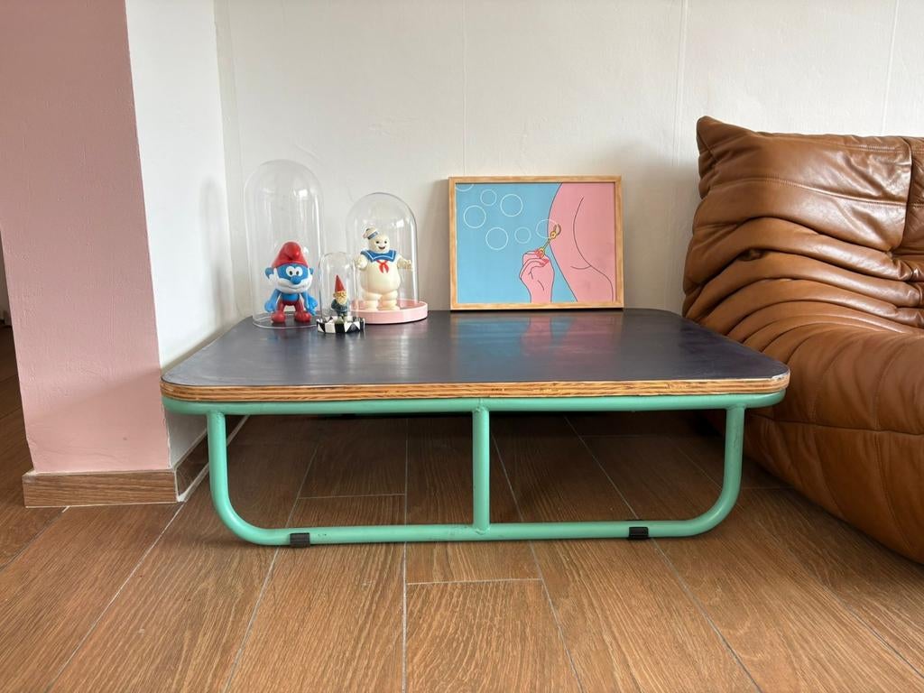 Stevige industriële salontafel, Maison & Meubles, Tables | Tables de salon, Moins de 50 cm, 50 à 100 cm, Enlèvement, Utilisé