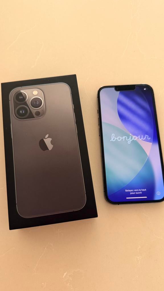 iPhone 13 Pro 256 Go Midnight — Comme neuf, 256 GB, Enlèvement ou Envoi, Comme neuf, IPhone 13 Pro
