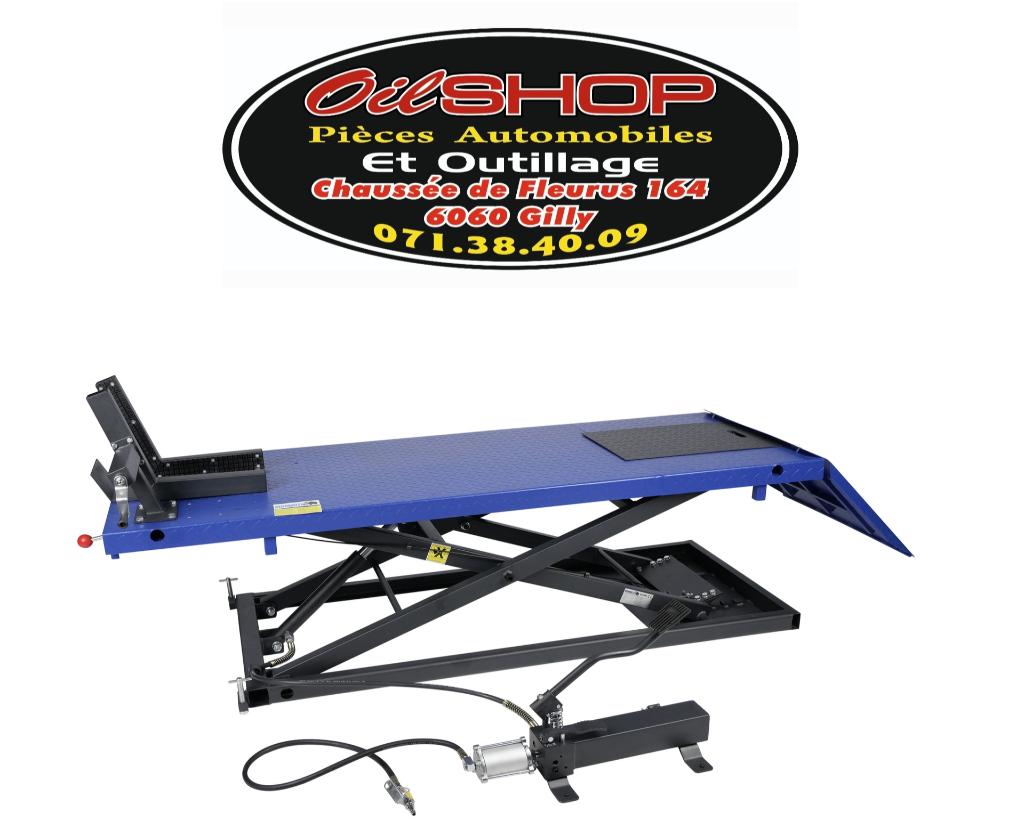 Table élévatrice moto 675kg pneumatique, Enlèvement, Neuf