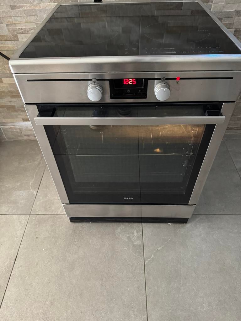 AEG inductiekookplaat werkt perfect, Elektronische apparatuur, Ophalen, Zo goed als nieuw, Inductie