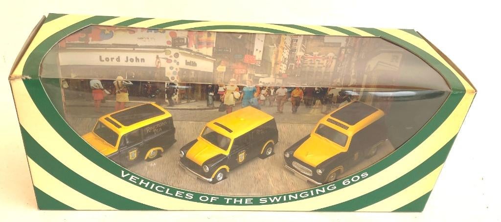 Mini van set ‘Ringtons Tea Vans’ Lledo Vanguards., Ophalen of Verzenden, Zo goed als nieuw, Auto, Vanguards