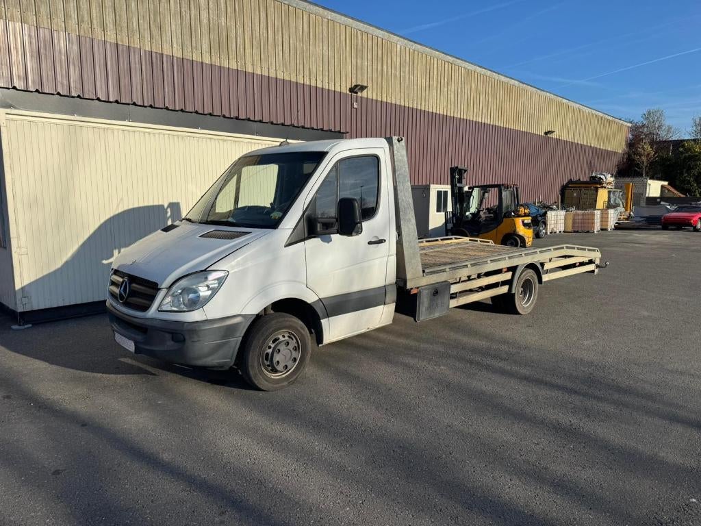 Mercedes Sprinter takelwagen — 09/2010 — 349.429 km, Auto's, Overige modellen, Wit, 120 kW, Bedrijf
